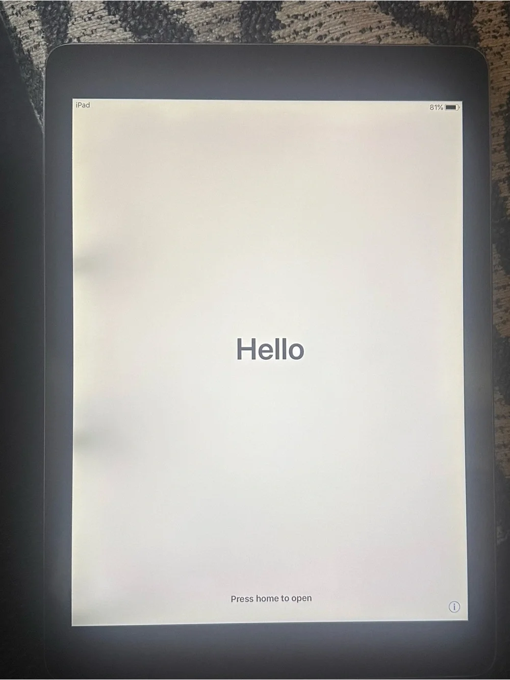 Apple Space Gray iPad Tablet 128GB- Touchscreen